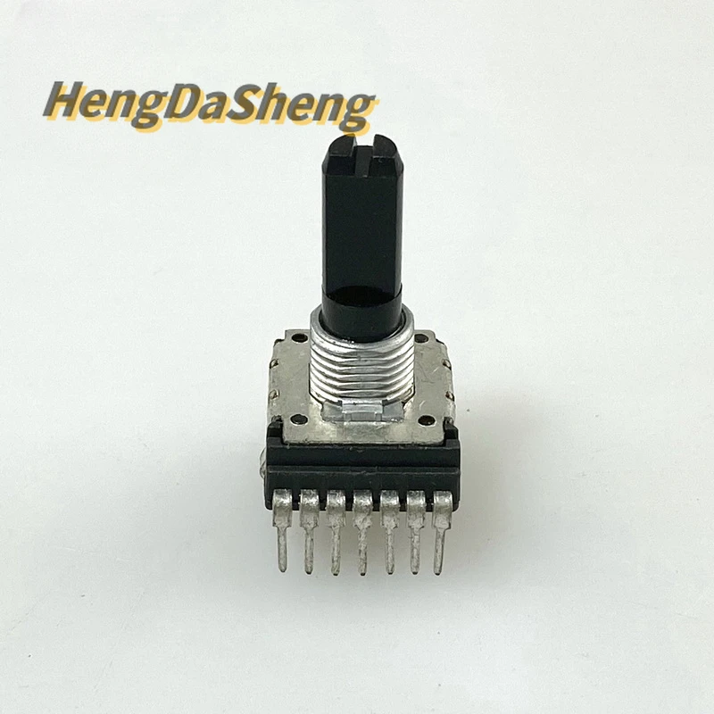 

5Pcs/Lot RK142 C10K 7-pin Dual Potentiometer Sound Amplifier Mixing Table Volume Adjustment 20MM Half Shaft