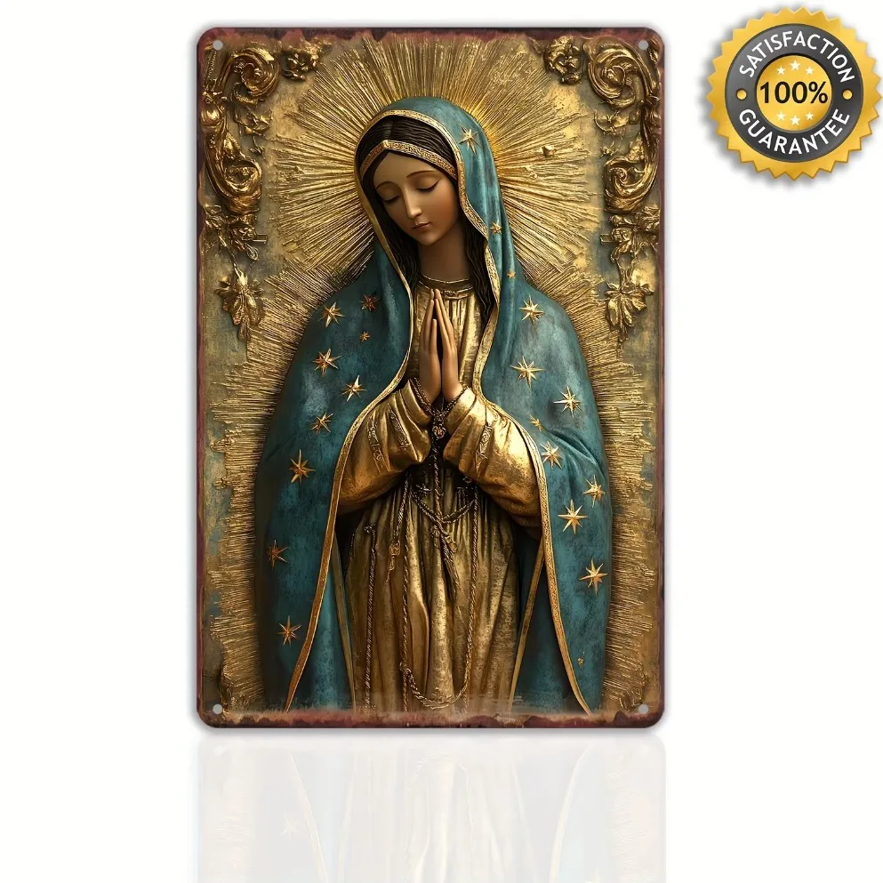 Virgin Guadalupe Metal Plaque 4