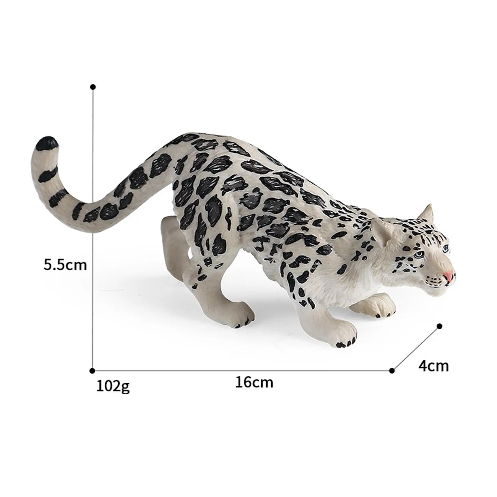 Cheetah Animal Figures Toy Collectible Handmade Handpainted Wildlife Animal
