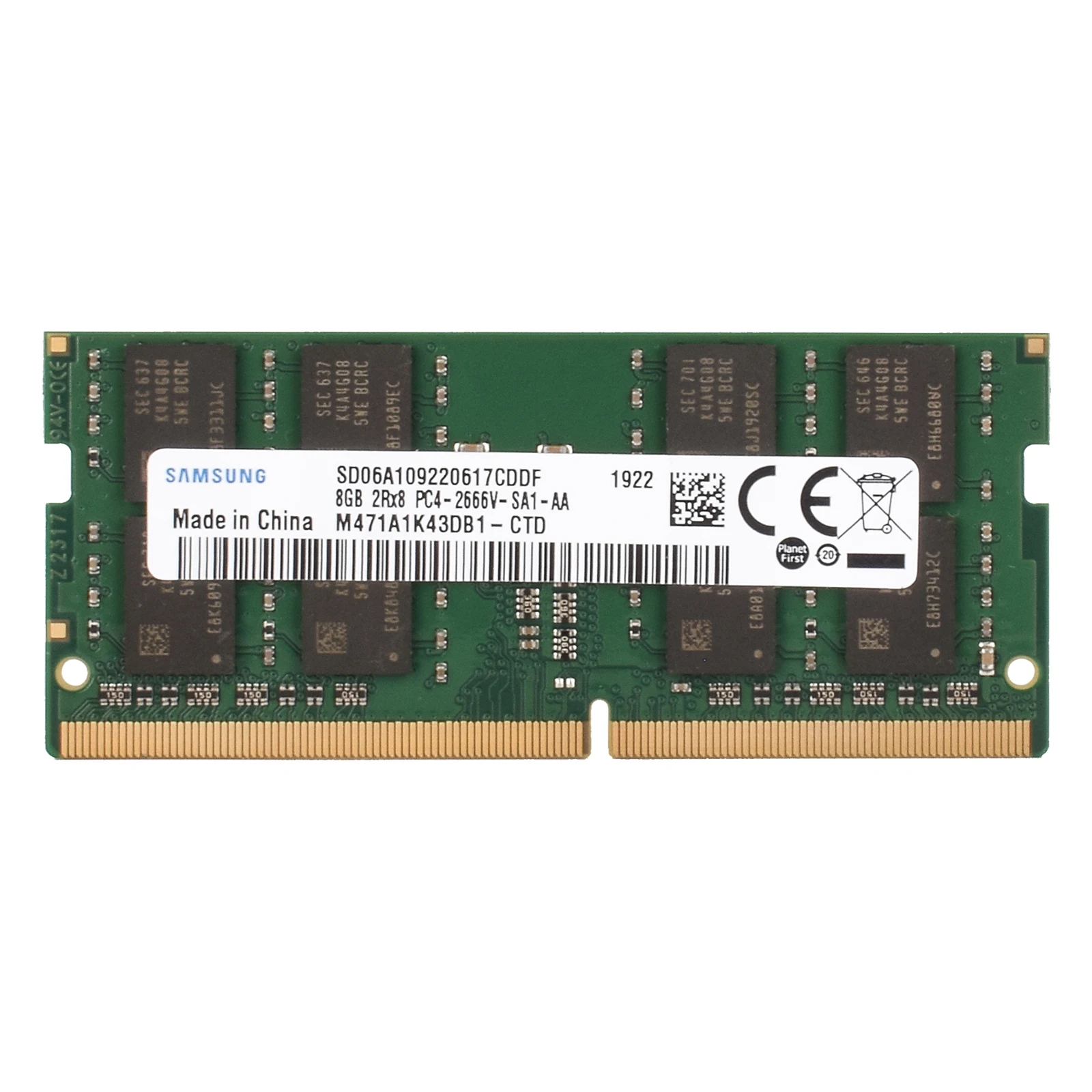 Samsung-Memória SODIMM para Notebook Laptop, DDR4, 4GB,