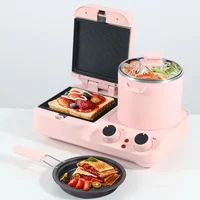 3-in-1 Multifunction Electric Breakfast Maker Machine Toaster Oven with Plastic Housing 3-in-1 Breakfast Essentials 1