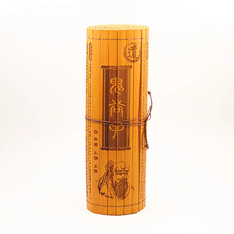 Classical Scroll Slip Bamboo Wooden Slips, Ancient Chinese Cultural, Home Decor, Gift Box Available