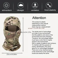Cagoule tactique coupe-vent pour vélo, couverture complète, chasse en plein air, tête de randonnée, bouclier chaud, écharpe de Ski 6