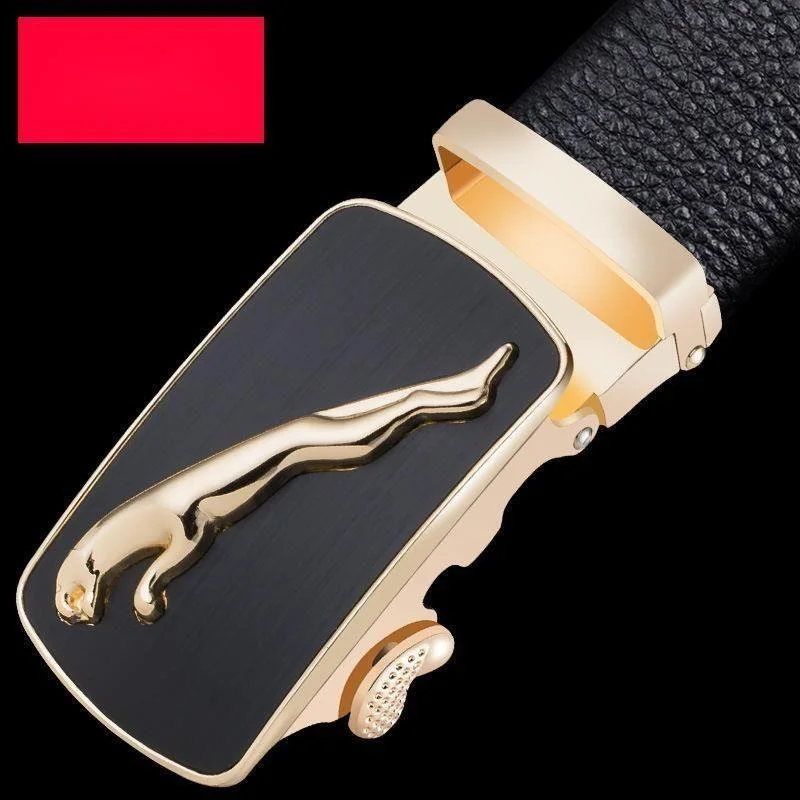 New Belt Men's Belt Alloy Automatic Buckle Leather Belt Versatile Casual Middle-aged and Elderly Pants Belt_voghion.com