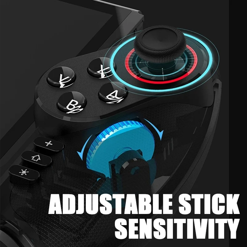 Ipega PG-9777S Bluetooth Gamepad For Nintendo Switch Android iOS iPad PC With RGB Light Linear Vibration Stretchable Controller