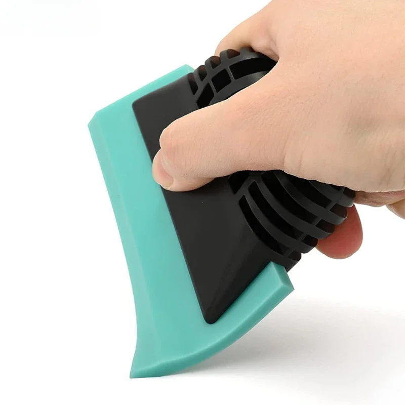 Window Scraper Tool Silicone Scraper Car Glass Rubber Squeegee Window Tint Tool Glass Water Wiper Mirror Cleaning Water Blade Car Accessories
