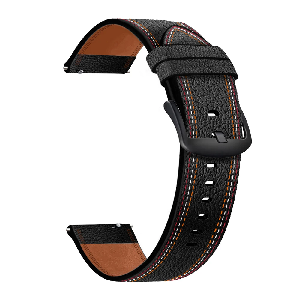 Elegant 22mm Soft Leather Watchband Strap – Premium Wristband Bracelet
