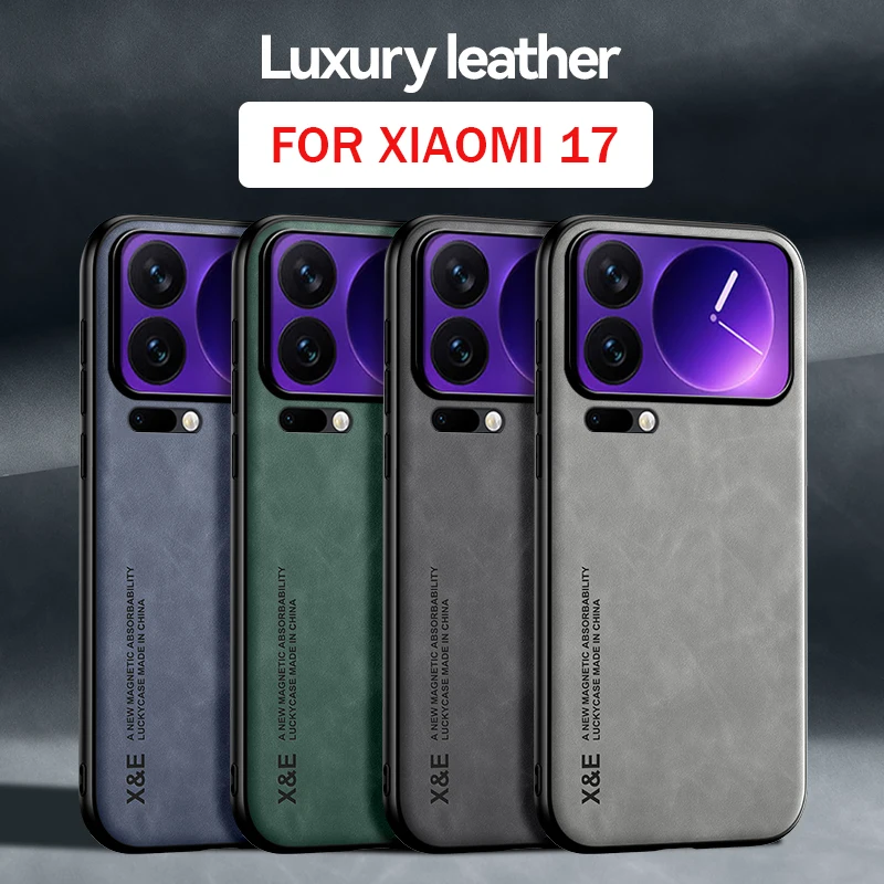 Coque antichoc pour Xiaomi Mi 17 Pro Max, housse de protection, support magnétique pour voiture, Coque Fundas Capa pour Mi 17 Pro 17