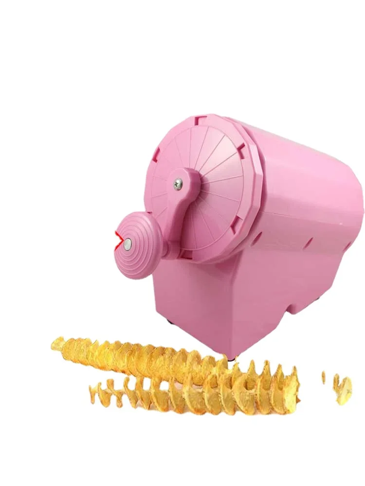 Potato Cutter Tornado Potato Machine Tornado Full Set Manual Tower Rotating Machine Hand Rotary Cutting