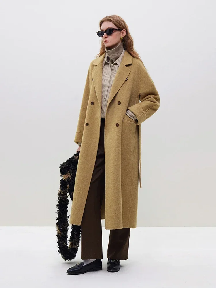 ジャケット・アウター louren doubleface over wool jacket 再入荷 】doubleface muffler wool coat / doubleface over wool