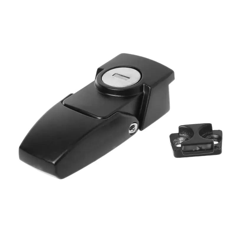 Cabinet Black Coated Metal Hasp for Latch DK604 Security Toggle Lock With Two Ke