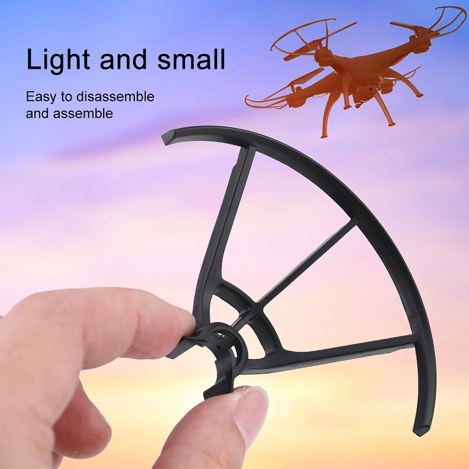 4Pcs/Set For DJI Tello Protect Propeller Props Blades Spare Part Protective Ring Propeller Guard Blades Protect Drone Accessorie drone propeller,drone propellers,drone propeller blades,propeller replacement parts,drone propeller guard