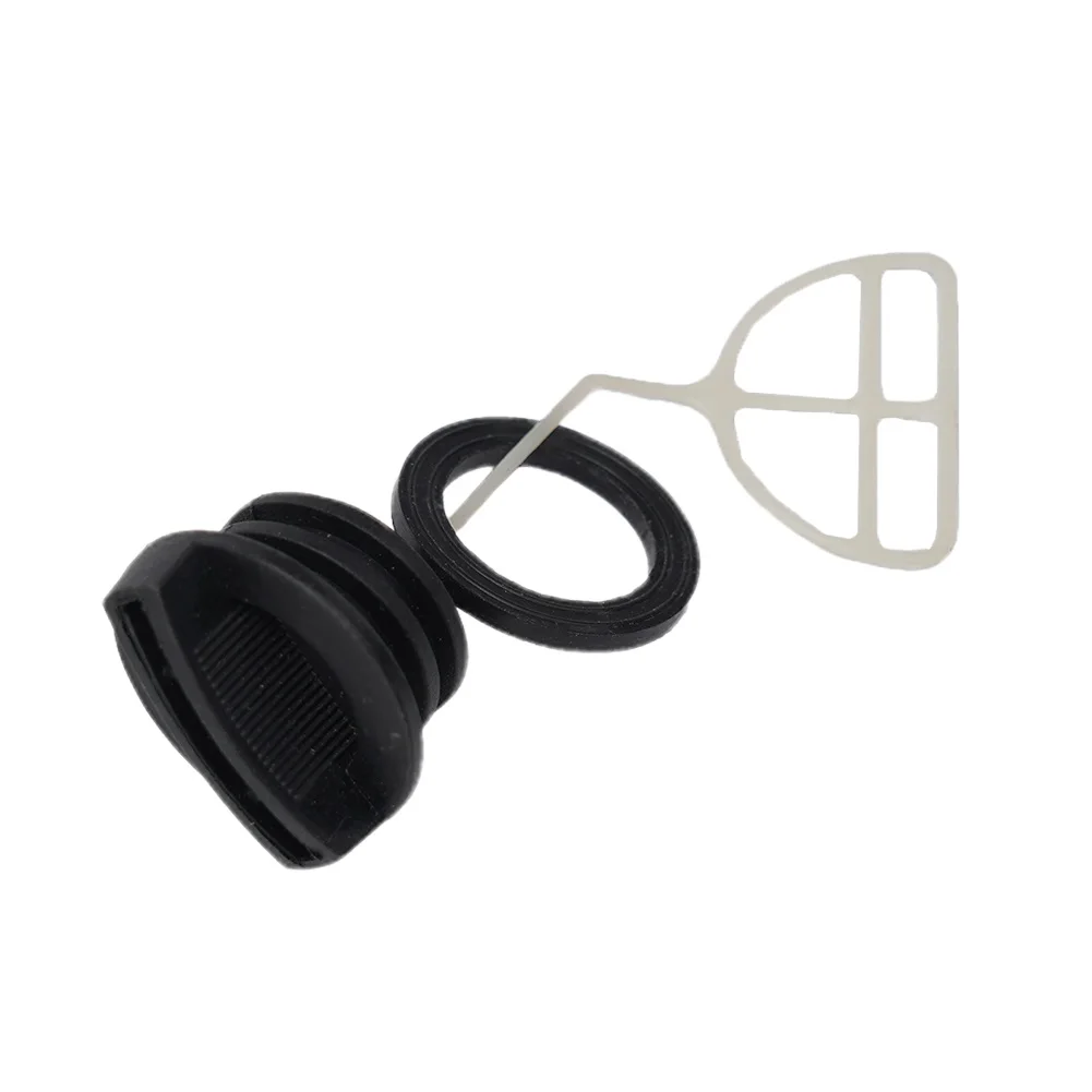 2PCS Fuel Tank Cap Oil Cap With Gasket For Chinese Chainsaw 5200 52cc Garden Tool Parts Replacement Accessories
