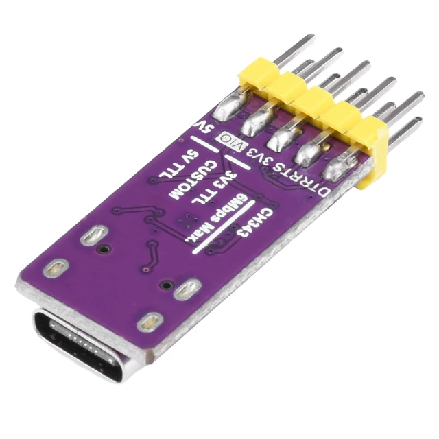 Modulo CP2102 Convertitore USB A TTL - Con Interfaccia Type-C - Per UART STC 3.3V/5V