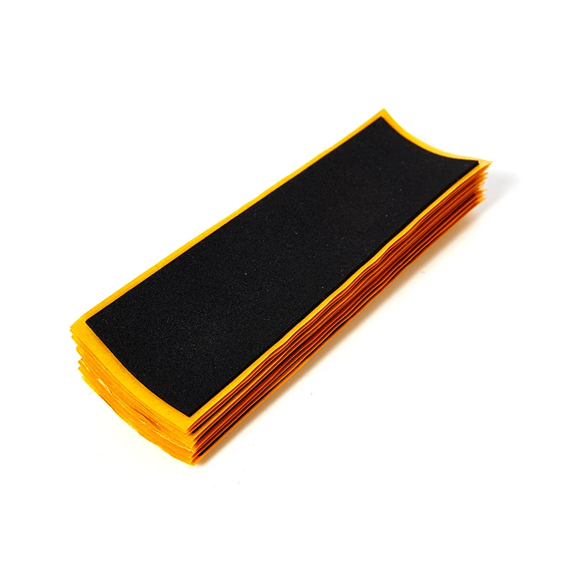 Skateboard Grip Tape Skateboard Accessories 10Pcs Wooden Fingerboard Deck Uncut Tape Stickers Black Foam Grip Tape Stickers