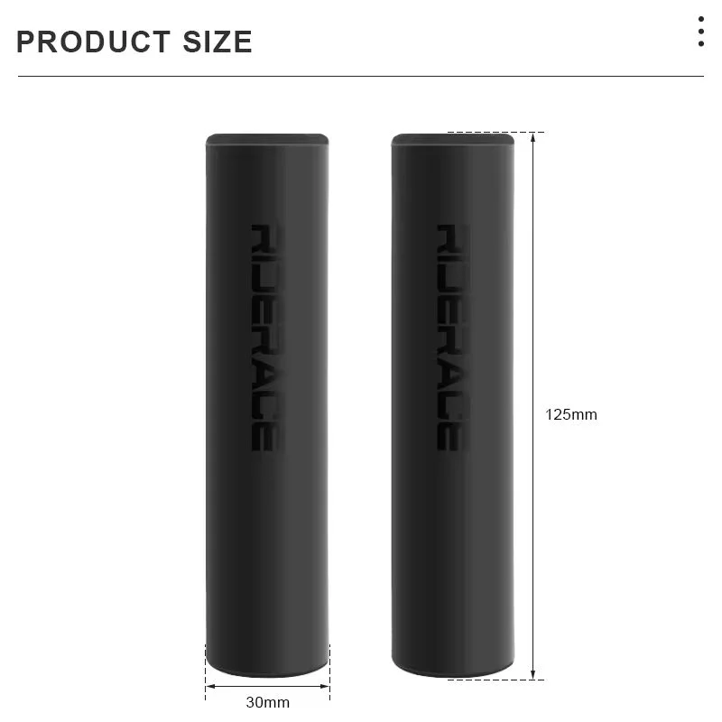 Bicycle Grips For MTB Mountain Bike Handlebar Cover Anti-skid Shock-absorbing Scooter Road Cycling Silicone Sponge Soft