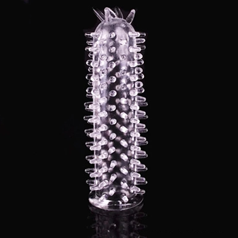 Extender Ribbed Penis Sleeves Lasting Textured Dotted G-spot Clitrios Delay Cock ring Masturbat Vibrator Sheath Enlarger Sex Toy