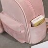 Cute and fashionable mini toddler backpack with versatile plush bow small travel girl backpack suitable for girls 4