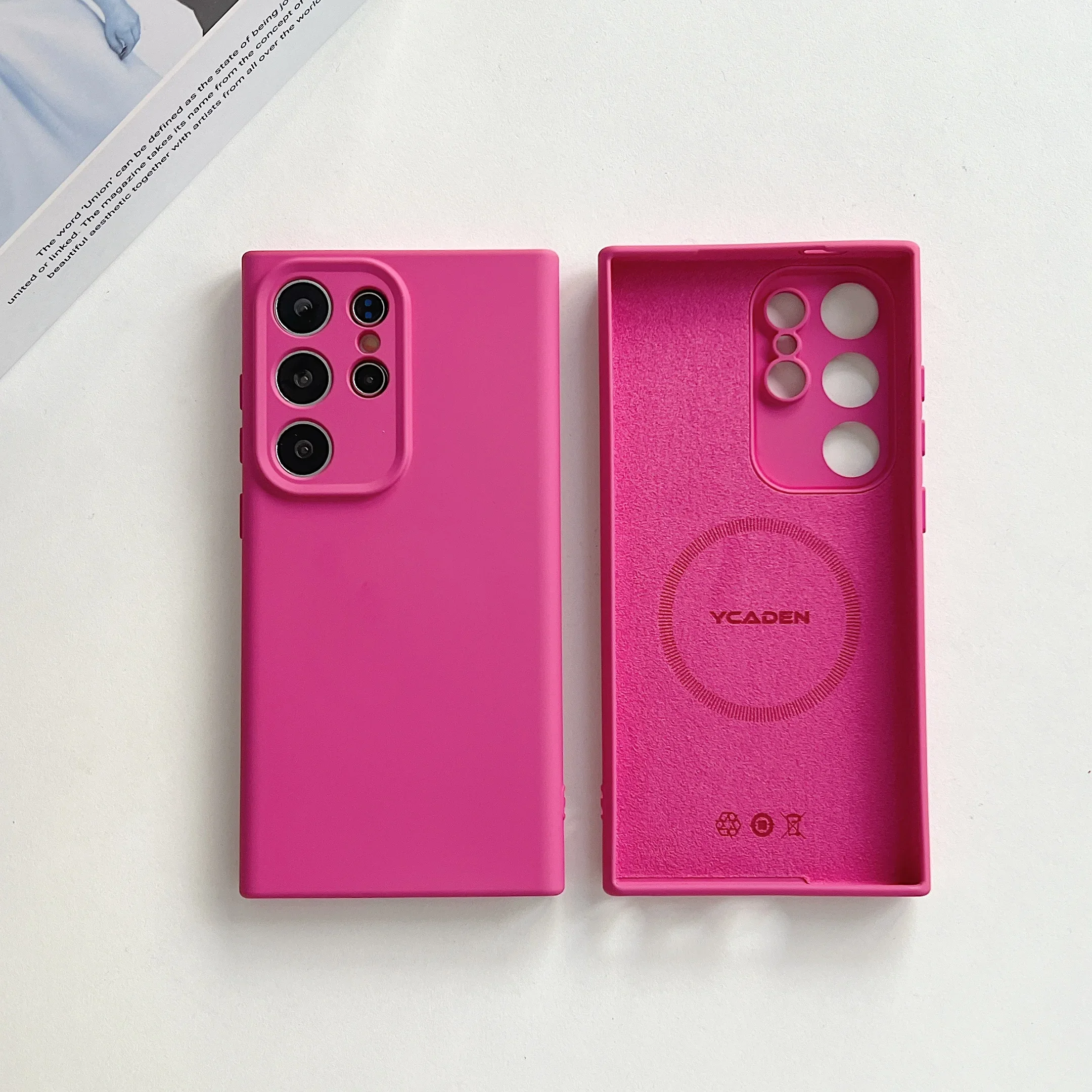 Luxury Liquid Silicone Soft Shockproof Case with MagSafe Magnetic Compatibility