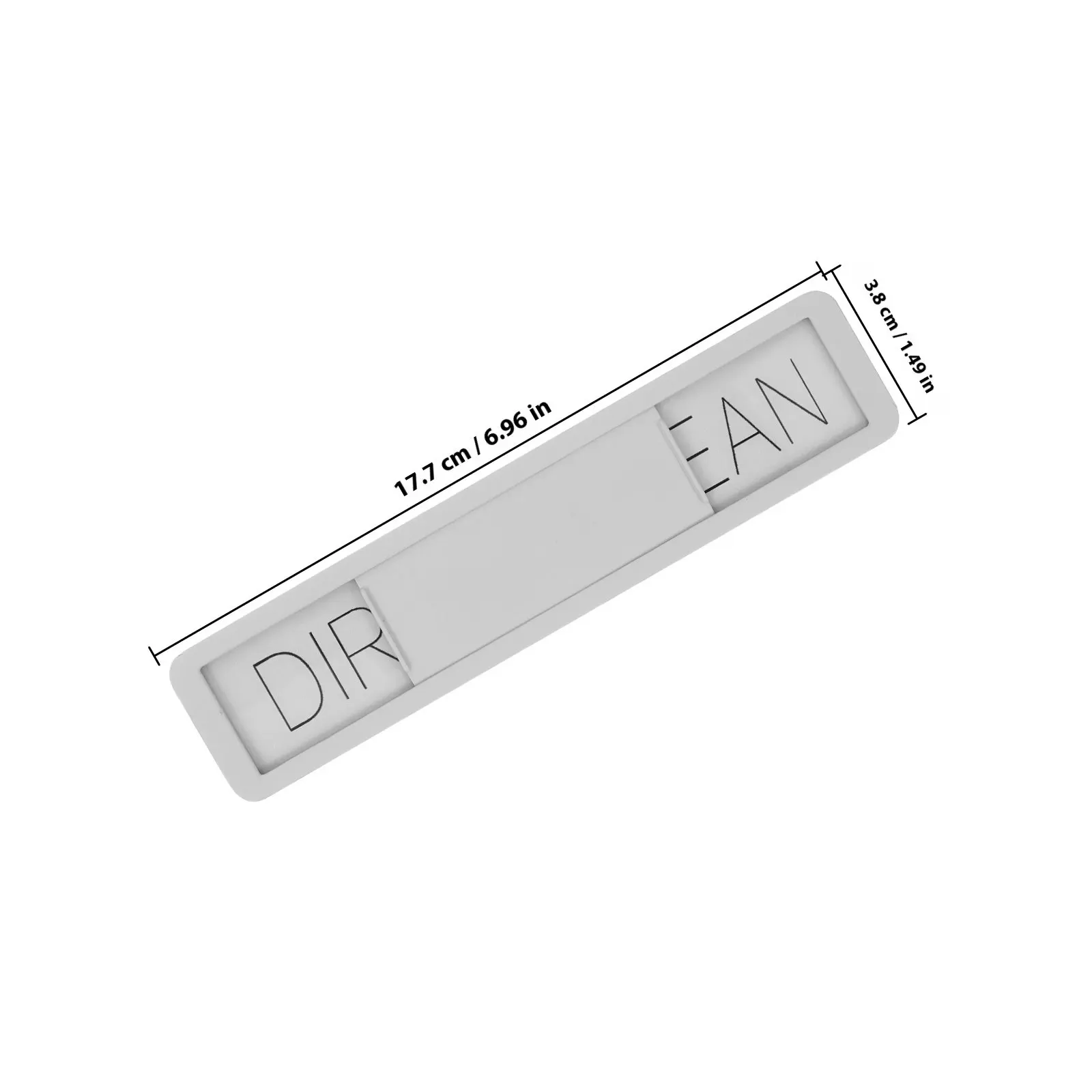 Zinc Alloy Dirty Clean Dishwasher Magnet Dishwasher Magnet Clean Dirty Sign Non-Fading Kitchen Fridge Microwave