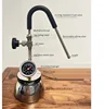 Portable Detachable Camping Mocha Kettle Milking Machine Update Cow Grandma Bubble Blower Suitable for Steam Milk Foam Machine 4