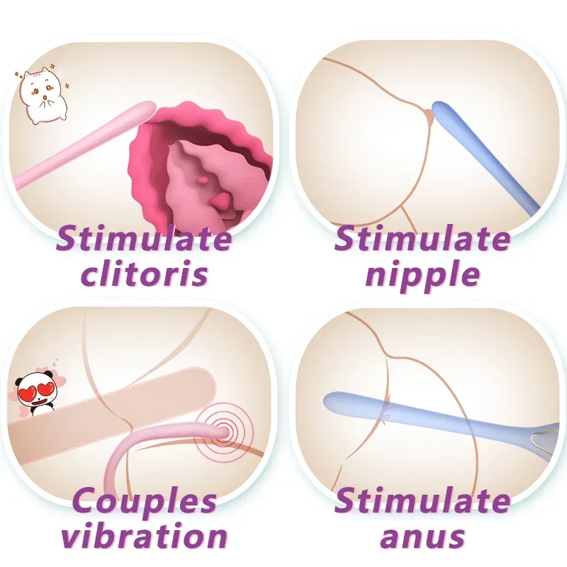 10 Speeds Vibrating Urethral Stick Male Penis Stimulation Vibrator Wand Female Vagina Massage Masturbator Erotic Adults Sex Toy penis sex toys