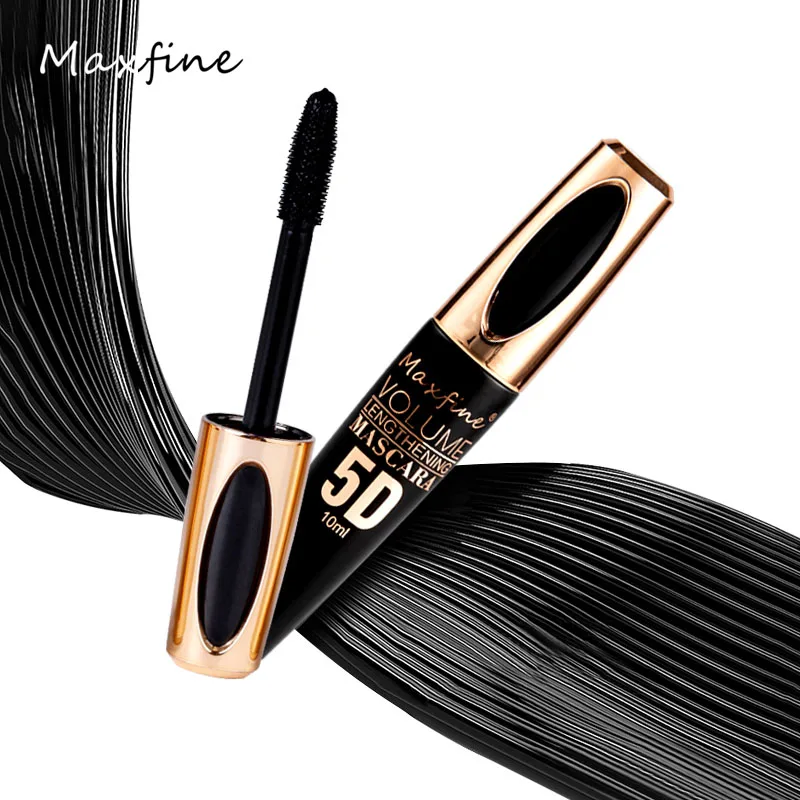 5D Silk Mascara with Big Eyes, Strong and Lasting Black Content and Length, Waterproof and Non-caking, and Prolonged Mascara. 5
