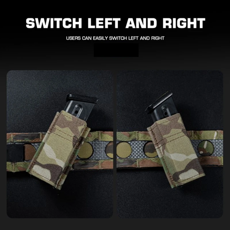FAST Multi-Angle 9MM Single Magazine Pouch Taktische Hakenschlaufe Taille Taschenlampe Tasche Kleine Werkzeugaufbewahrungstasche – Detail 2