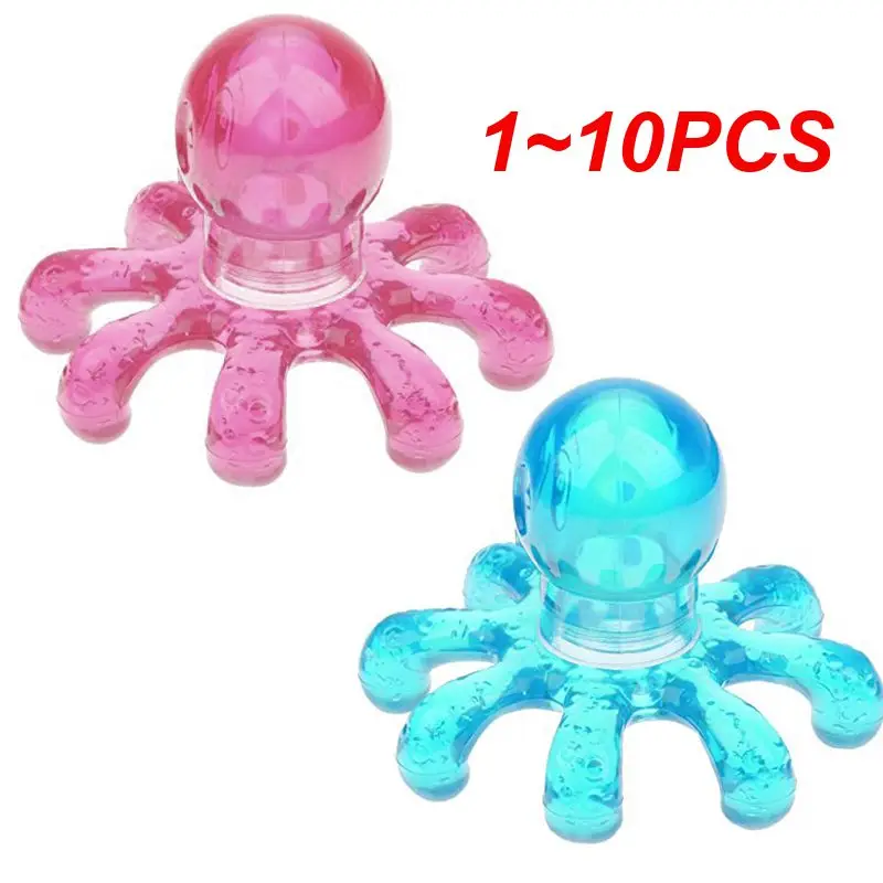 

1~10PCS Mini Octopus Shape Personal Massage Muscle Relaxing Body Neck Massage Tool Crystal Claw Massage Handheld Massage Random