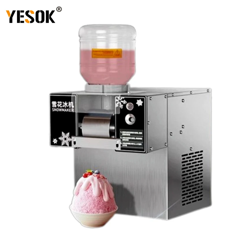 

110V/220V Small Commercial Snow Ice Machine Electric Snowflake Ice Maker Bingsu Shave Ice Crusher Shaver Smoothie Machine