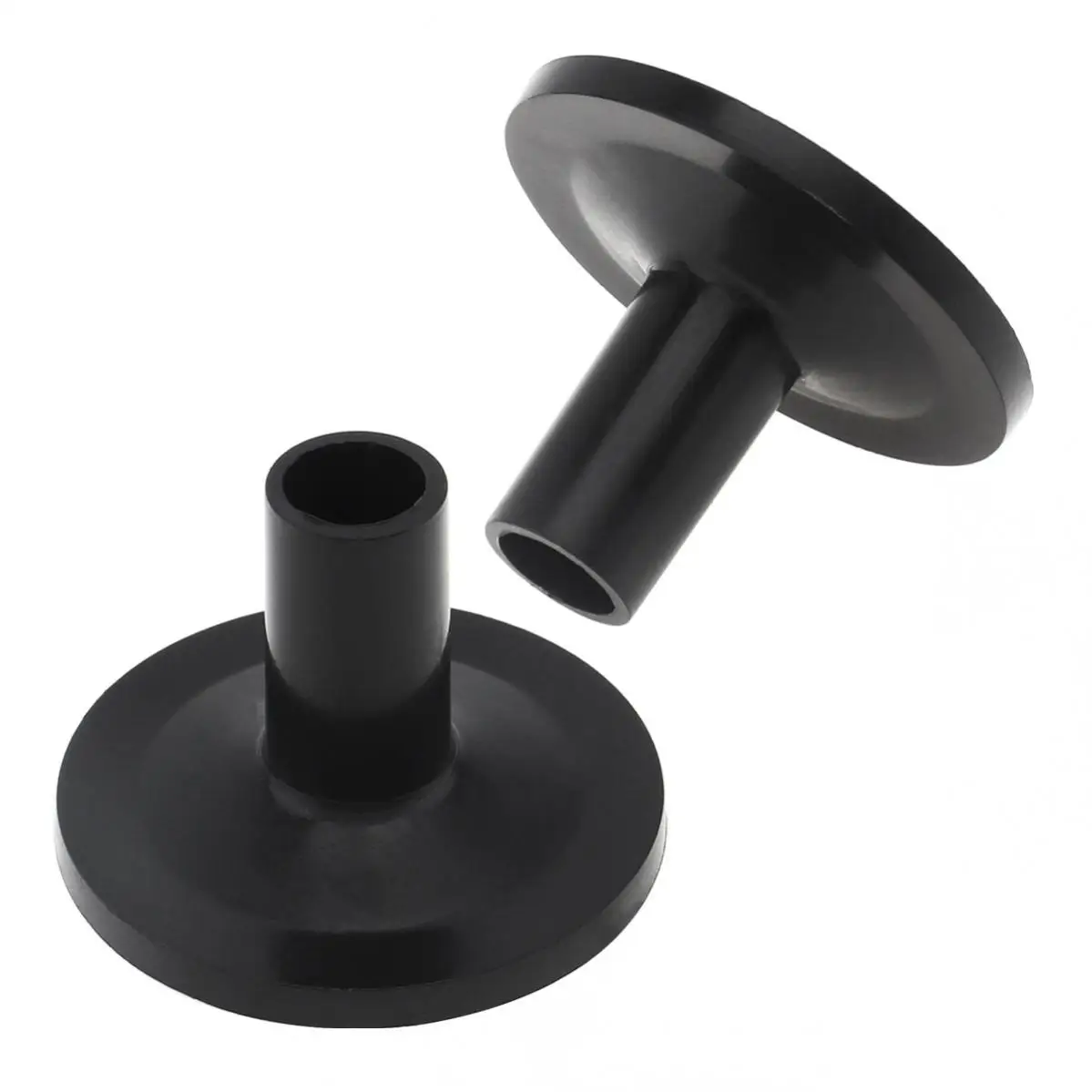 10 sets Standard Size Cymbal Stand Sleeves and Felt, Black Cymbals Stand Felt Pads Replacements Accessories