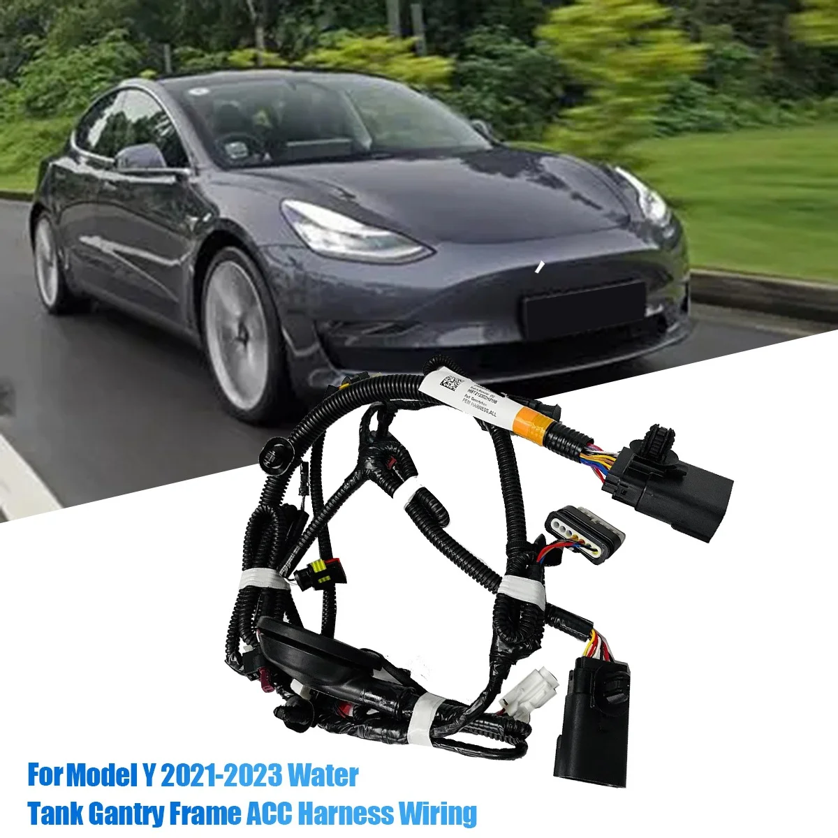 Water Tank Radiator Panel Harness Wiring 2489050-00-A for Model Y-Gantry Frame Harness Wiring