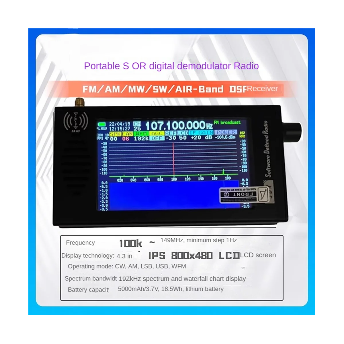 Ham Radio Receiver Spectrum Analyzer ELECTRIC EXCLUSIVES