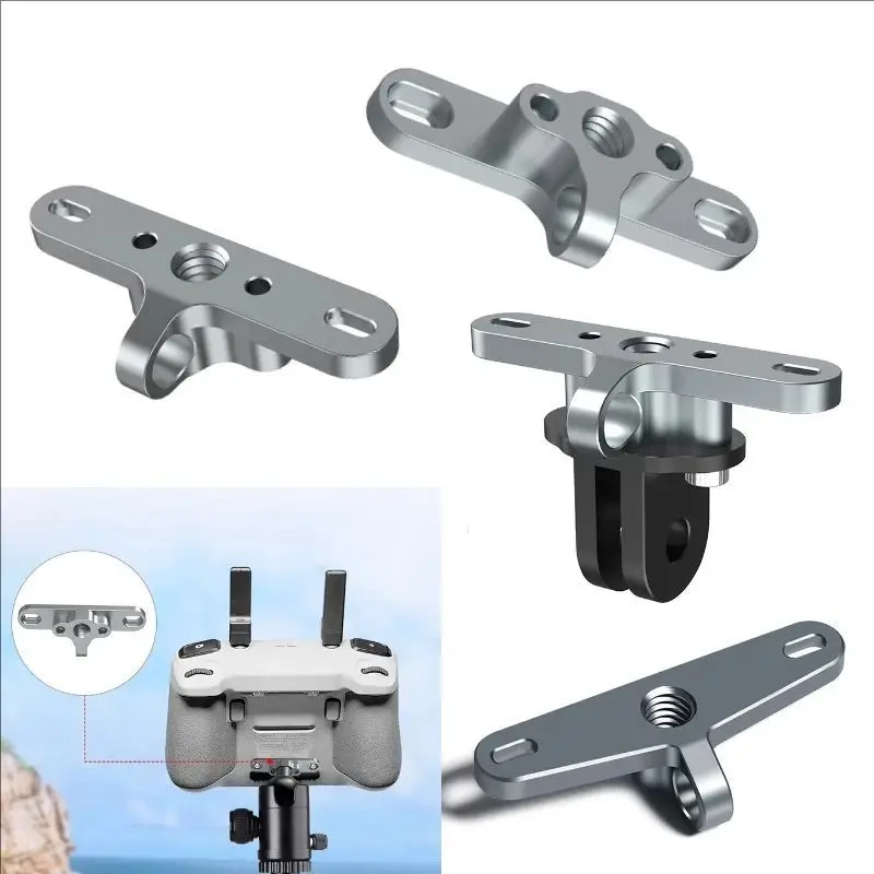 Für DJI RC RC2 Mini 4/3Pro Controller 1/4 "ARRI Lanyard Haken Neck Strap Schnalle Stativ Adapter Bike Mount Hände-Freies Drone Fliegen – Detail 1
