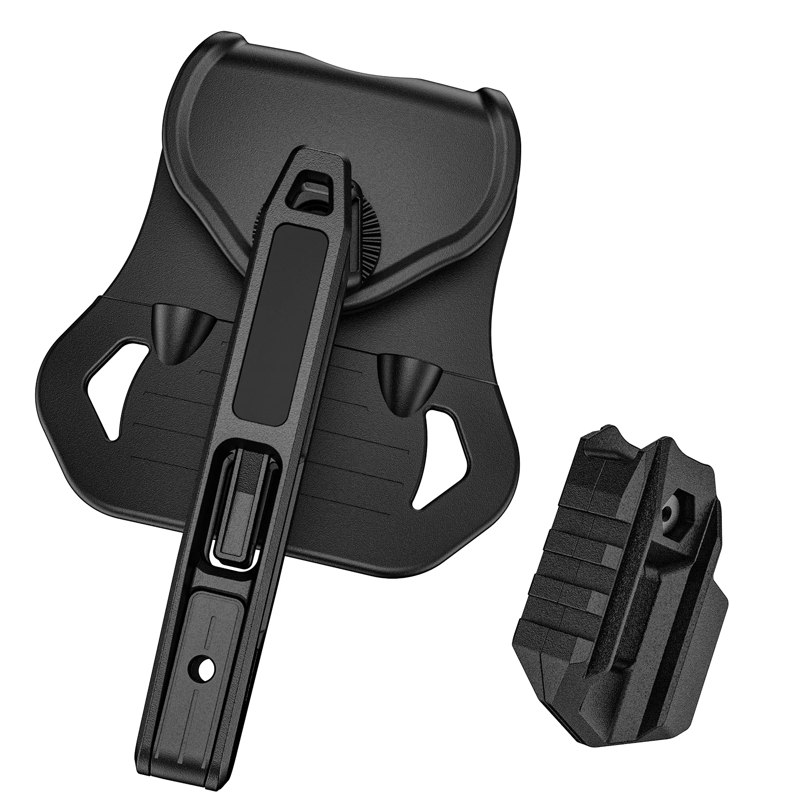 Fondina Tattica per Pistola, Fondina da Cintura per Airsoft e Caccia, Custodia per Pistola per Tutti i Modelli Double Stack 9mm/SW40/357, Accessori Airsoft - immagine 4
