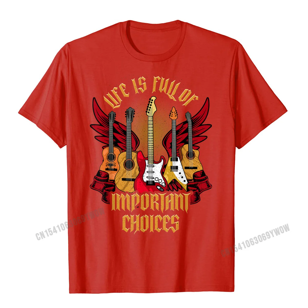 Guitar Shirt For Men Funny Life Is Full 