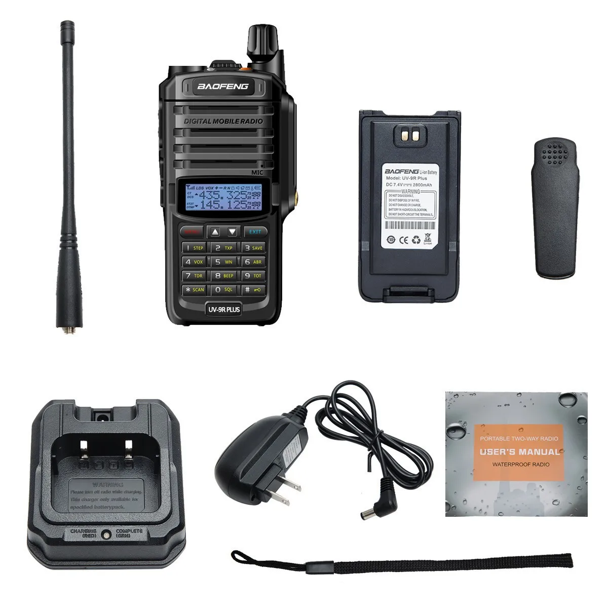 Baofeng UV-9R PRO Walkie Talkie Long Range IP68 Waterproof vhf and uhf High Power Radios Upgraded Of UV9R Two Way Radios 4