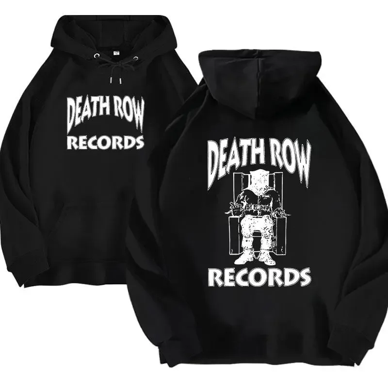 

Death Row Records Hoodie Men's and Women's Large Printed Hoodie Men's and Women's Fashion Hip Hop Hoodie Sweatshirt Hoodie Tops