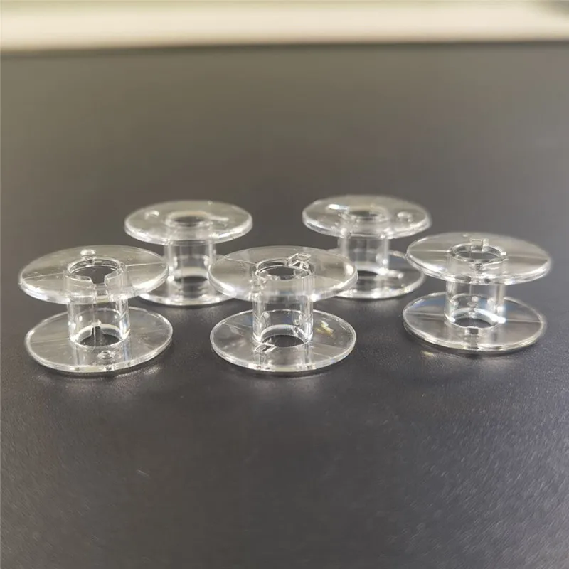 Description Picture 5 of item30pcs Plastic Sewing Bobbins for Sewing Machine Transparent Empty Spools Universal Threads Bobbins DIY Sewing Accessories