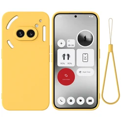 Strap - Enhanced Liquid Silicone Protective Case - Soft Cover for 6.7’’ Smartphones (Yellow)