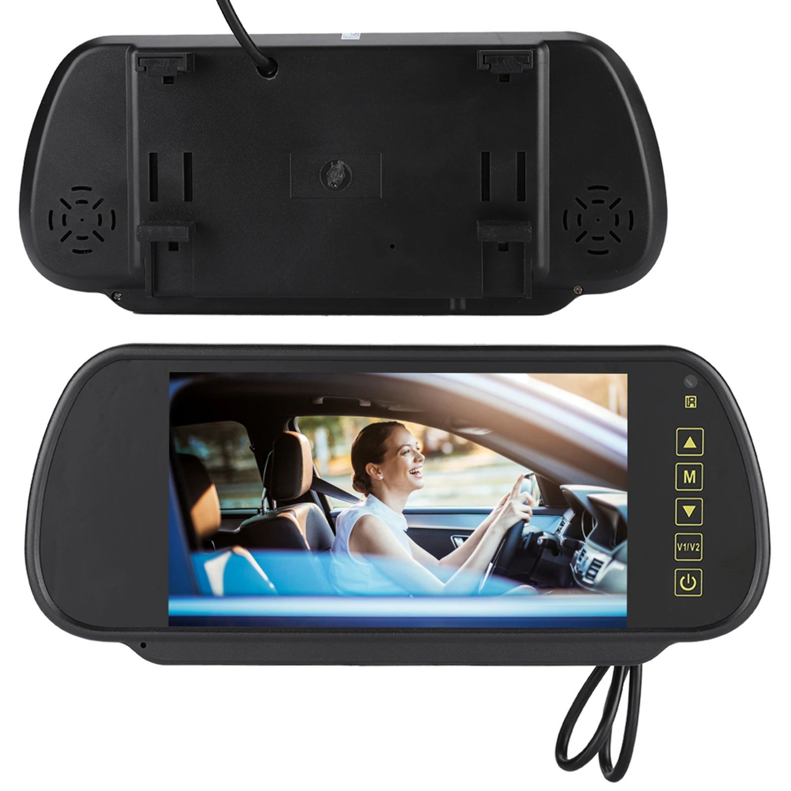 Rear View Mirror Monitor 7inches LCD Display Backup Camera Monitor for Rear View Camera