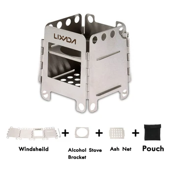 Folding Stainless BBQ Stove 1
