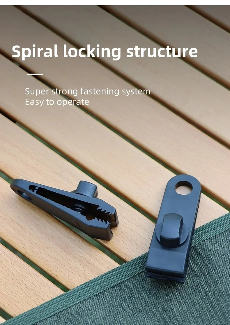 Outdoor Tent Clips Camping Tarpaulin Clamps