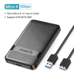 ORICO 2.5 Inch High - Speed USB - C External Hard Drive Enclosure with Auto - Sleep Feature (USB3.0)