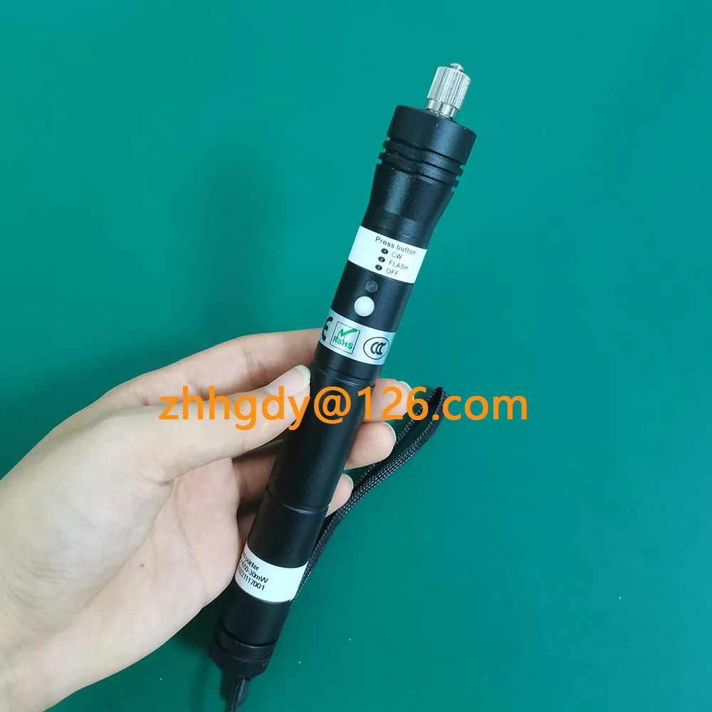 Visual Fault Locator 50mw Fiber Optic Cable Fault Detector  Laser Light Source Pen 30mW 40mW