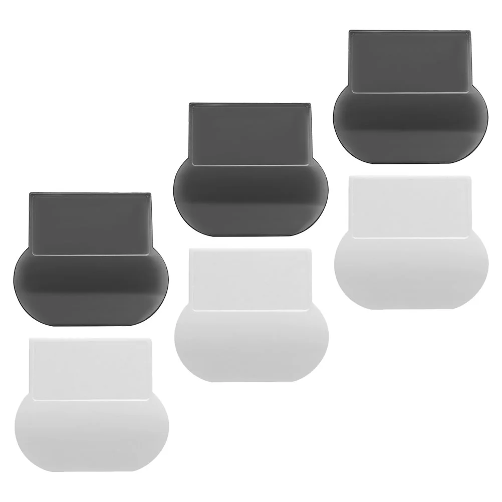 Toilet Lid Lifter Cover Silicone Handle Lever Tabs Seat Bathroom Fixture Pc Material Durability Easy Cleaning Long Term 6 Pcs