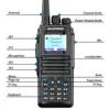 Baofeng 1701 Upgrade DM-1702 Openg GD77 GPS Dual Mode Analog And Digital Walkie Talkie Tier 1+2 Dual Time Slot VHF 136-174 UHF 4 3