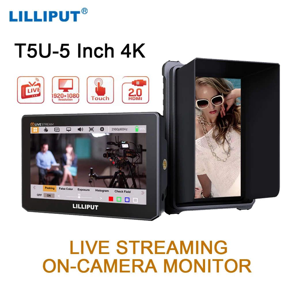 Lilliput-t5u-hd-5-Polegada-4k-monitor-de-tela-de-toque-na-c-mera ...