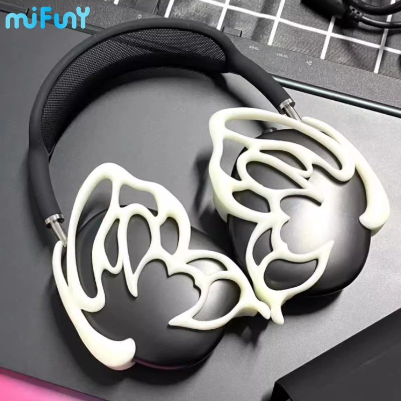 

Airpods Max Case Cover Original Butterfly Decoration Earphone Protection Case Customized Cool Airpod Max Attachments Y2k Gift