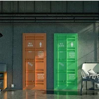 Custom Made Size Container Style Multi Use Metal Office Door 2